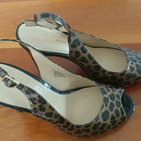 Nine West leopard heels - Picture 5 of 5